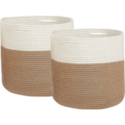 Beliani ARDESEN - Mand-Beige-Katoen