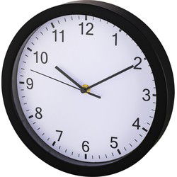 Hama Wandklok Pure Ø 25 Cm Geluidsarm Zwart