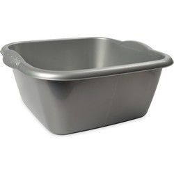 Hega Hogar Afwasteil - zilver - 10L - 37 x 34 cm - afwasbak - Afwasbak