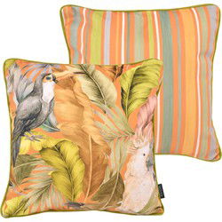 Sierkussen Velvet Noura Groen | 45 x 45 cm | Velvet/Polyester