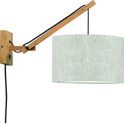 Wandlamp Andes - Bamboe/Naturel - 50x32x45cm