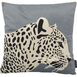Sierkussen Velvet Leopard #3 | 45 x 45 cm | Velvet/Polyester