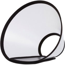 TRIXIE BESCHERMKRAAG MET KLITTENBAND KUNSTSTOF TRANSPARANT 50-58X28 CM