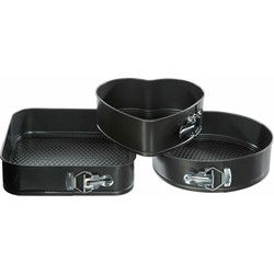 5Five springvorm- zwart - hart 22x20cm - rond 24cm - vierkant 26cm - Bakringen