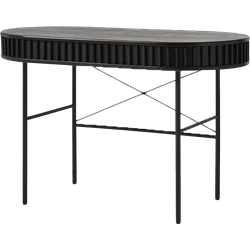 Redmer houten bureau zwart eiken - 120 x 60 cm