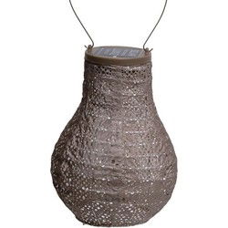 Bulb dia. 16 cm Lace taupe lampion