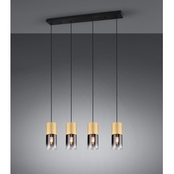 Moderne Hanglamp  Robin - Metaal - Messing