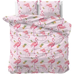 Sleeptime Dekbedovertrek Tropical Flamingo Pink-200x200/220