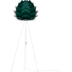 Aluvia Medium vloerlamp forest green - met tripod wit - Ø 59 cm