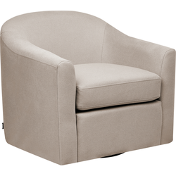 MAGNOR - Fauteuil - Taupe - Polyester
