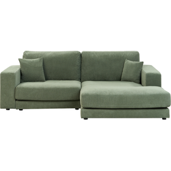 Beliani LOFOTEN - Hoekbank-Groen-Polyester