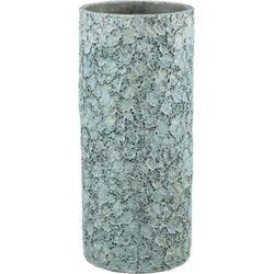 PTMD Bloempot Darrel - 24x24x55 cm - Cement - Blauw