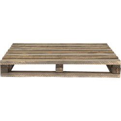 Clayre & Eef Plantentafeltje  40x32x5 cm Bruin Hout Rechthoek Plantenstandaard