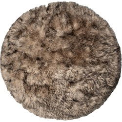 Clayre & Eef Vloerkleed Bruin Zwart Polyester
