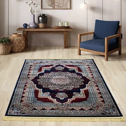 Isfahan vloerkleed - Oosters Medaillon Klassiek - Blauw / Rood - 160 X 230 CM