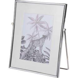 Fotolijst metaal zilver geschikt voor een foto van 20 x 25 cm - Fotolijsten