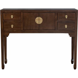 Fine Asianliving Chinese Sidetable Earthy Brown - Orientique Collectie