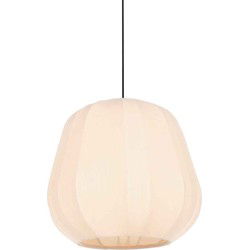 Anne Lighting - hanglamp - Sable - crème - metaal stof - Ø 25cm - E27 - 4122CR