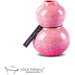 Villa Pottery  Roze vaas Barbapapa  - 9x13