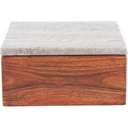 Present Time - Storage Box Acacia - Bruin hout