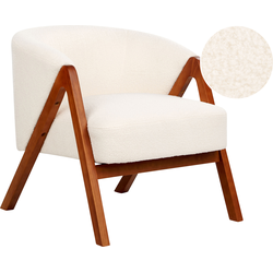 SKEI - Fauteuil - Gebroken wit - Bouclé