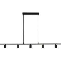 D - Light & Living - Hanglamp ROKUSINA - 120x7x11.5cm - Zwart