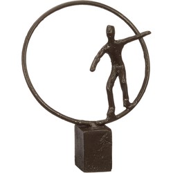 Decopatent® Beeld Sculptuur Balans - Balance - Sculptuur van Metaal - Design Sculpturen - Moments of Life - In Giftbox