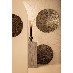 PTMD Wandpaneel Sandee - 77x1x77 cm - Aluminium - Goud