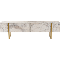 TV-meubel met 2 klepdeuren L180 cm - SERENITY