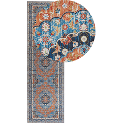 Beliani MIDALAM - Loper-Blauw-Polyester