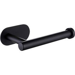 XIVADA Toiletrolhouder Nino - Rvs - Zelfklevend - Zwart