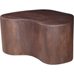 LABEL51 Salontafel Savi - Espresso - Mangohout - 80 cm