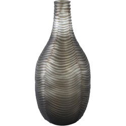 PTMD Vaas Elichi - 18x18x38 cm - Glas - Bruin