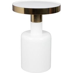 ZUIVER SIDE TABLE GLAM WHITE