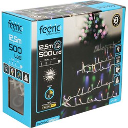 Feeric lights kerstverlichting - gekleurd - 12 m - 500 leds - Kerstverlichting kerstboom