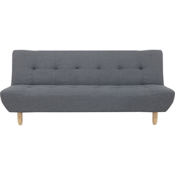 Beliani ALSTEN - Driezitsbank-Grijs-Polyester
