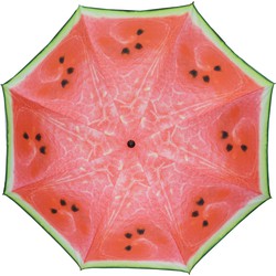 Parasol - watermeloen fruit - D180 cm - UV-bescherming - incl. draagtas - Parasols