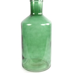 Countryfield vaas - mintgroen - glas - XXL fles - D24 x H51 cm - Vazen
