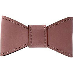 SAZZZ VLINDERSTRIK GLAMPER CLASSIC LEER ROZE M VOOR HALSBAND 2 CM