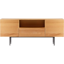 Dressoir Eiken Naturel - 180x40x76cm - Claudia