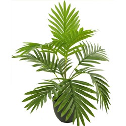 Greenmoods Kunstpalm Phoenix - Phoenix dactylifera - Zwarte sierpot - Nep plant - 1 Stuk - 50cm -