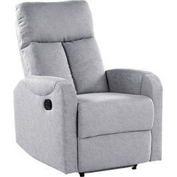 Beliani SOMERO - TV-fauteuil-Grijs-Polyester
