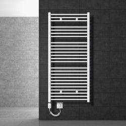 Badkamerradiator Sahara 750 x 1500 mm Witte rechte zijaansluiting met verwarmingselement 900W