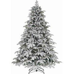 Black Box Kunstkerstboom Bridgeton - 140x140x185 cm - PVC/Polyethyleen - Bevroren Groen