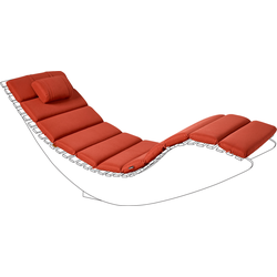 Beliani BRESCIA PREMIUM - Zitkussen-Rood-Polyester
