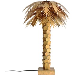 messing palm tafellamp goud 45x45x68cm