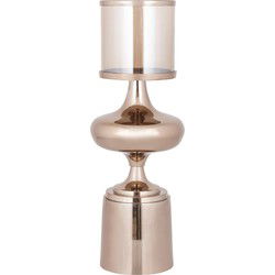 PTMD Kandelaar Uvira - 20x20x56 cm - Aluminium - Goud