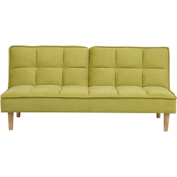 Beliani SILJAN - Driezitsbank-Groen-Polyester