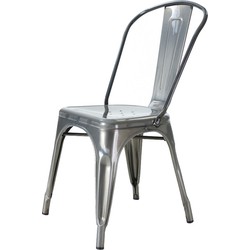 Industriële café stoel - Metalen eetkamerstoel - Industrieel metaal