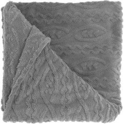 Unique Living - Plaid Pleun Dark Grey -150x200cm